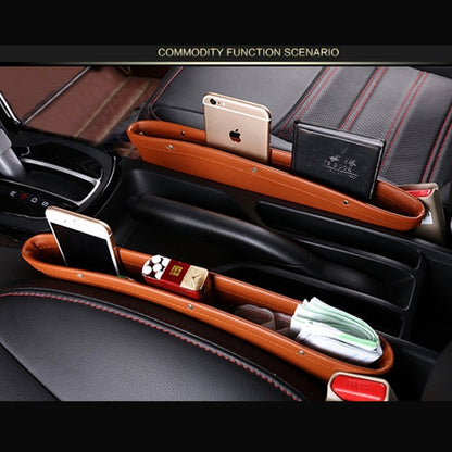 Car Organizer Box Caddy Catcher PU Leather Seat Gap Storage Bag Vehicle DealSniper.net