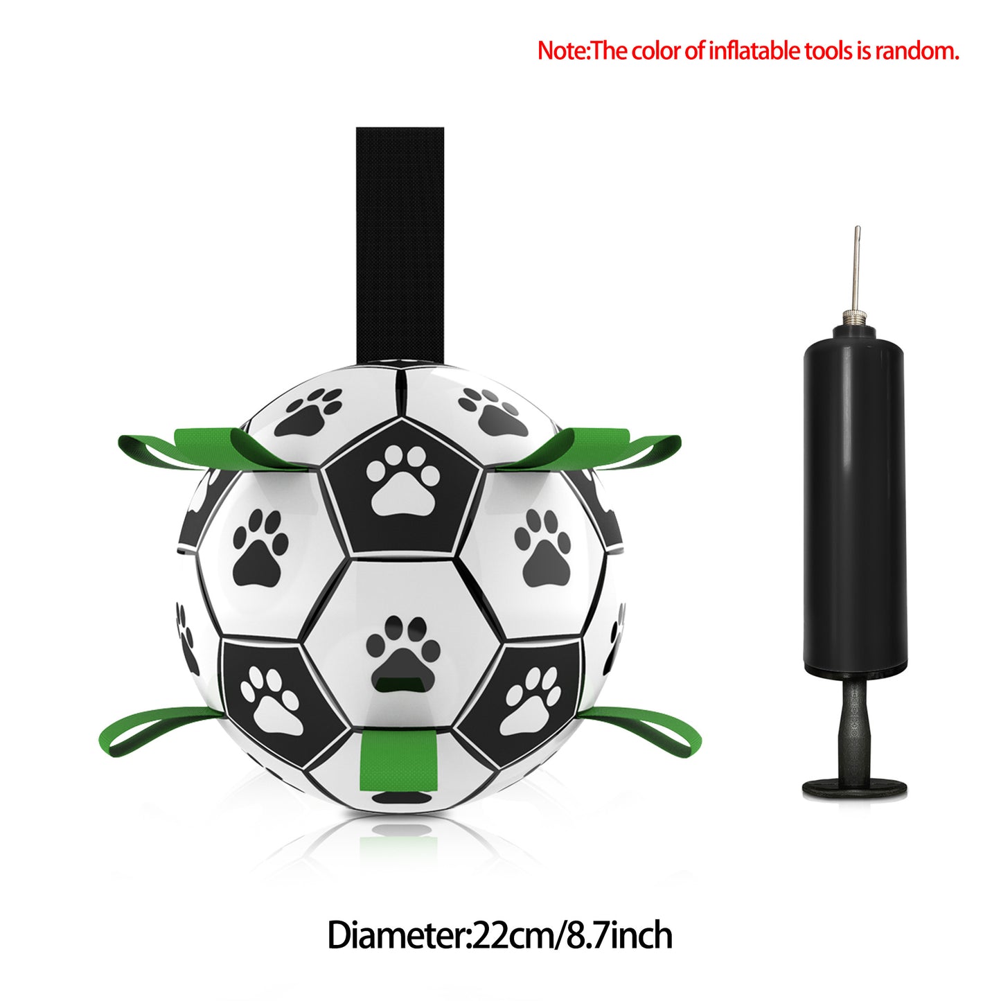 Interactive Dog Football Toy Soccer Ball Inflated Training Toy For Dogs