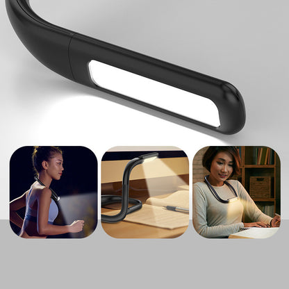 Dimmable Handsfree LED Neck Light Flexible Hug Light Book