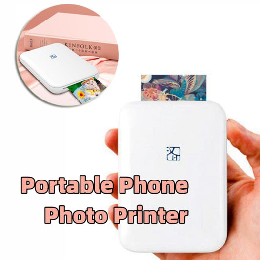 Color Photo Printer Portable Full Color Wireless Photo Printer