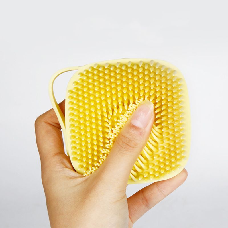 Soft Silicone Bristles Cat Dog Bath Brush Comb Scrubber Shampoo Pets Gym From House