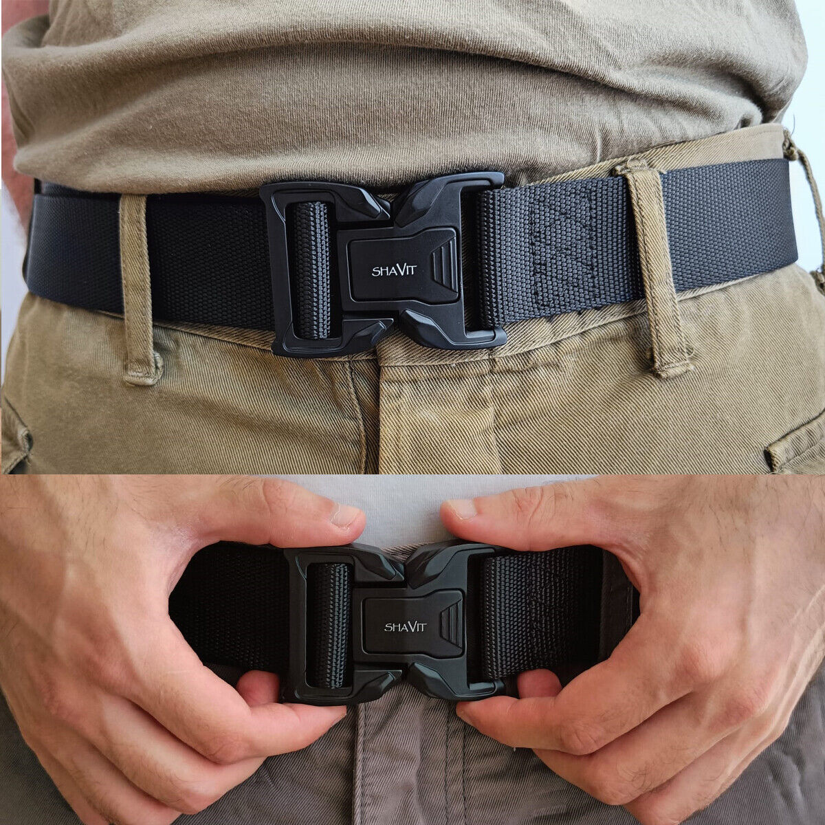 Men's Tactical Military Belt Quick Button Release Buckle Waistband Belts For MEN Men dealsniper-net