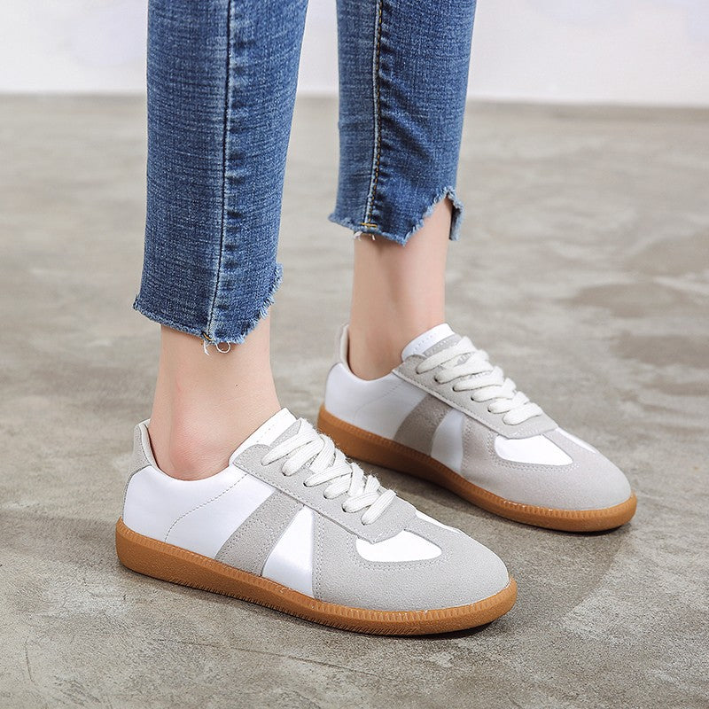 Shallow Flat Bottom Fashion Casual Women Lace-up Shoes Women DealSniper.net