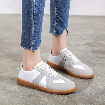 Shallow Flat Bottom Fashion Casual Women Lace-up Shoes Women DealSniper.net