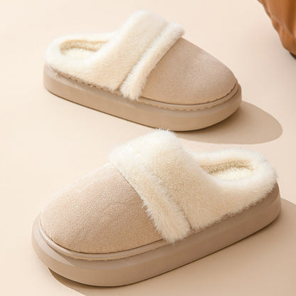 Fashion Warm Cotton Slippers For Women Leisure Slipper Women DealSniper.net Beige 36to37