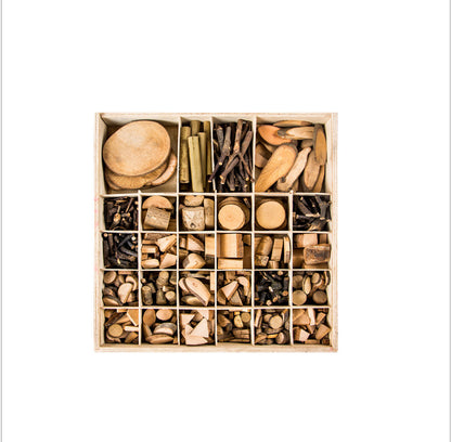 Baby DIY Twig Toy Original Nature Wood Art & Craft Wooden Blocks Deals dealsniper-net Khaki L