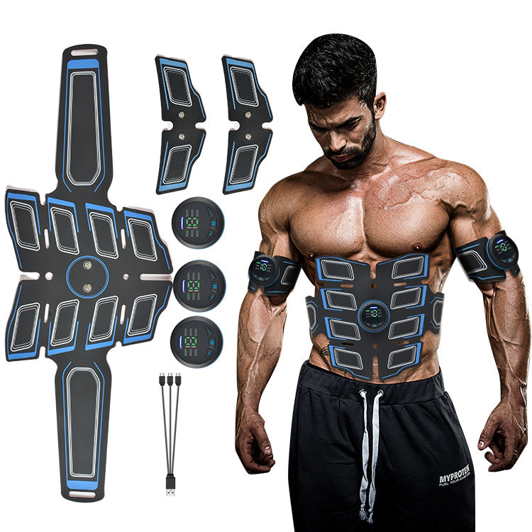 Home EMS Fitness Belt Abs Abdominal Massager Sports Gym From House
