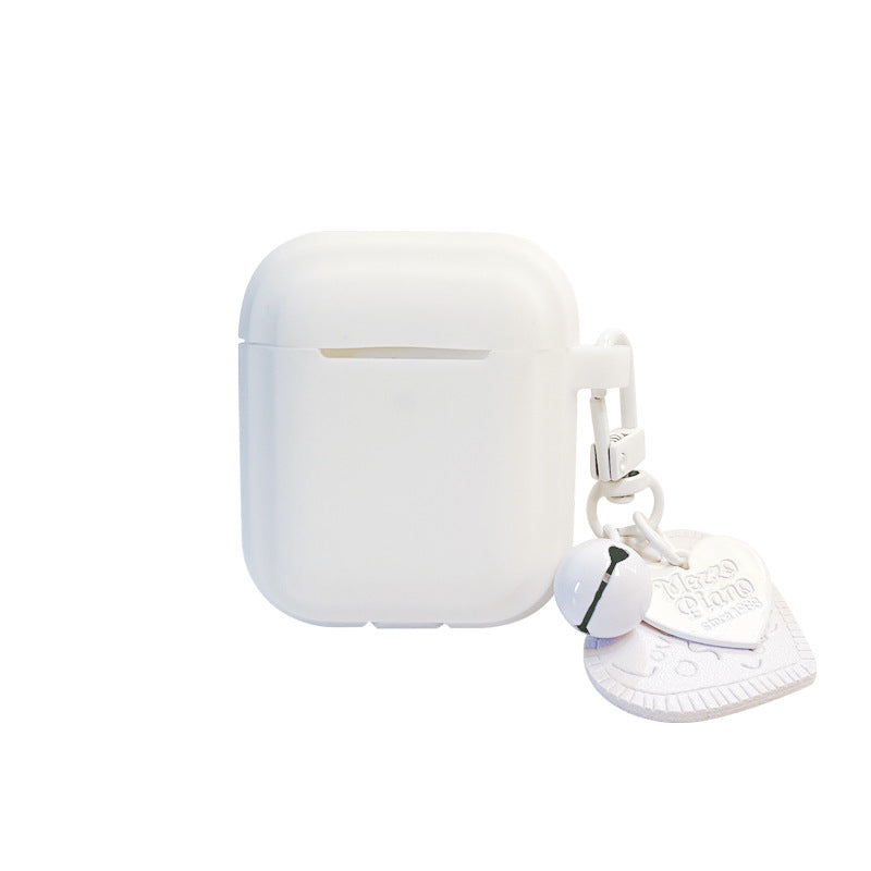 Gentle Milky White Pendant Protective Cover Electronics dealsniper-net White airpods1 2