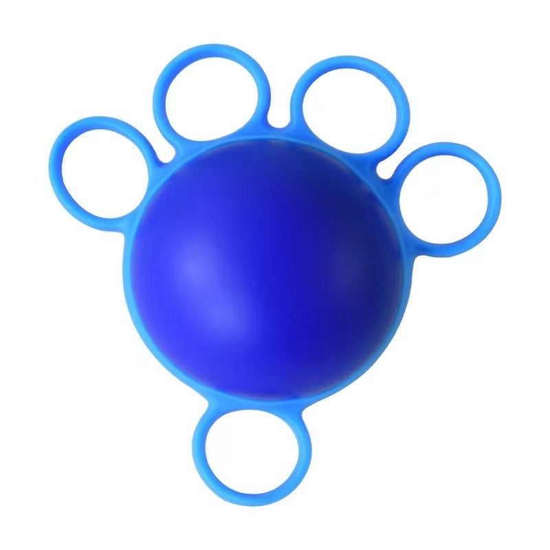 Four-finger Thorn Ball Primary Grip Training Soft Ball Massage Ball Sports DealSniper.net Blue