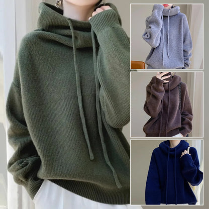 Women's Sweater Thicken Lazy Style All-match Long-sleeved