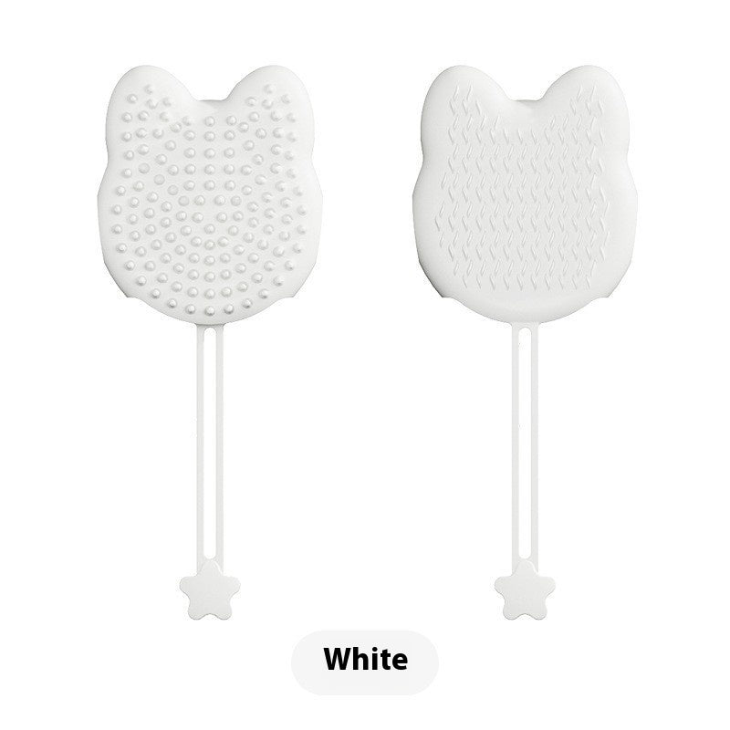 Pet Bath Cat Petting Gloves Double-sided Floating Hair Comb Pets Gym From House White Pet Glove Brush