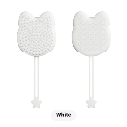 Pet Bath Cat Petting Gloves Double-sided Floating Hair Comb Pets Gym From House White Pet Glove Brush