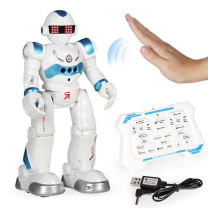 Remote Control Toy Smart Robot Electric Dancing Toy Kids dealsniper-net BlueC