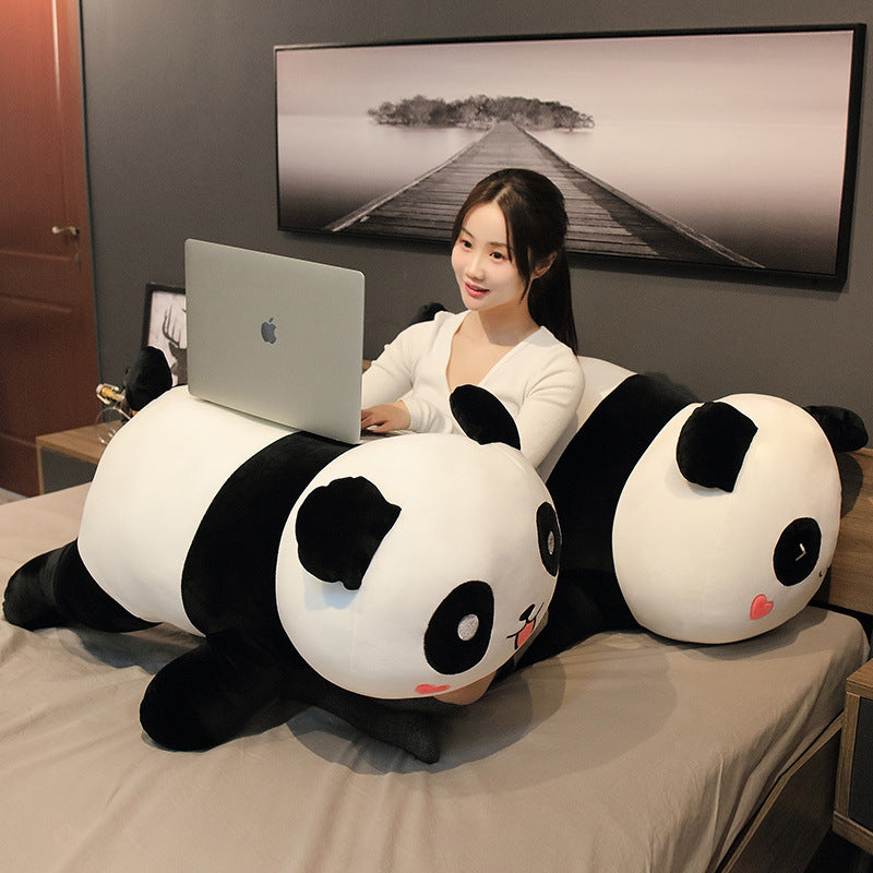 Lying Panda Pillow, Large Sleeping Pillow Kids DealSniper.net