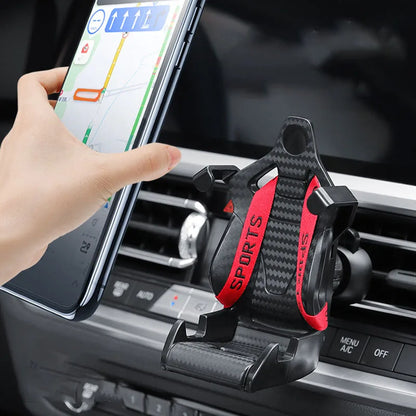 Racing Seat Shape Car Phone Holder Auto Air Vent