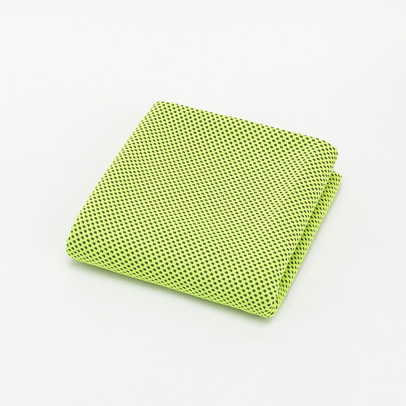 Sports Towel Physical Cooling Microfiber Instant Cool Ice Sports Gym From House Light green 30x100cm OPP bag