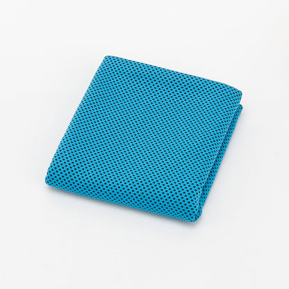 Sports Towel Physical Cooling Microfiber Instant Cool Ice Sports Gym From House Sky blue 30x100cm OPP bag
