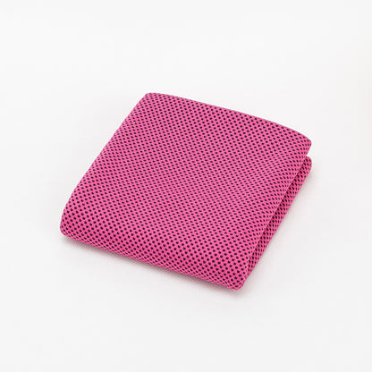 Sports Towel Physical Cooling Microfiber Instant Cool Ice Sports Gym From House Rose red 30x100cm OPP bag