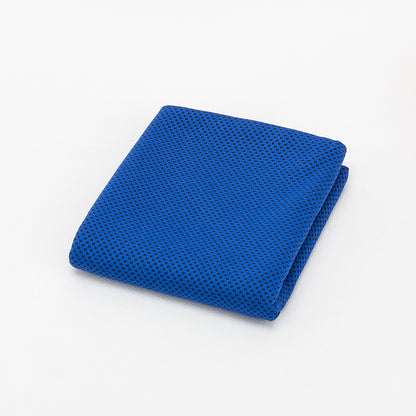 Sports Towel Physical Cooling Microfiber Instant Cool Ice Sports Gym From House Royal blue 30x100cm OPP bag