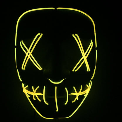 Halloween Led Glowing Full Face Mask