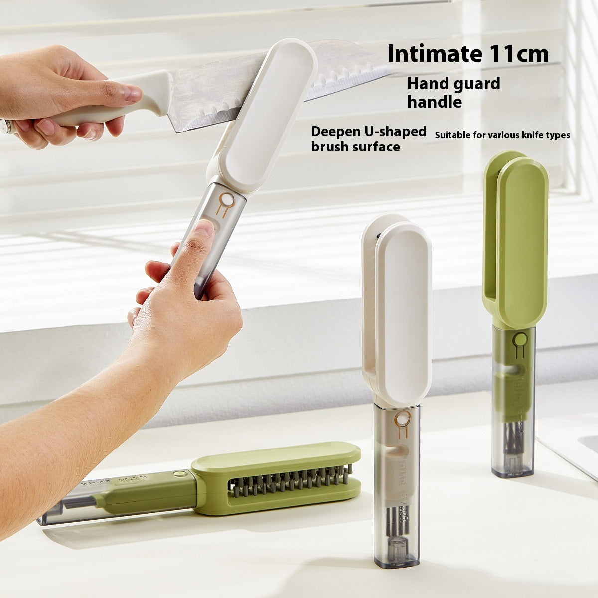 Multifunctional Hand Guard Cutter Cleaning Brush Kitchen Gym From House