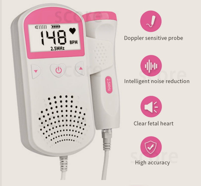 Fetal Heart Rate Monitor Home Pregnancy Detector Health dealsniper-net 1