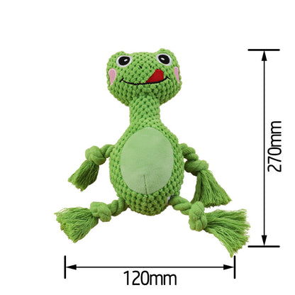 Bite-resistant Interactive Pet Dog Toy Pets Gym From House Greedy Frog