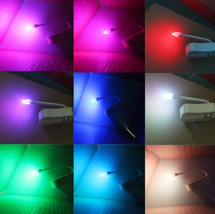 The new 8 color toilet lamp hanging human toilet cover light gifts