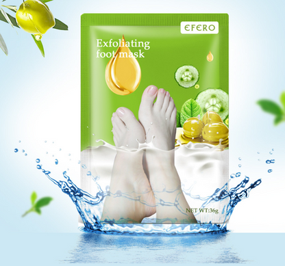 Foot Peeling Mask Pedicure Socks Foot Mask Health DealSniper.net Green