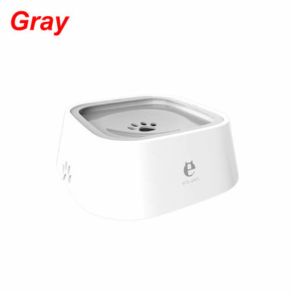 Portable Dog Bowl Pet Floating Bowl Splash-proof Pets Gym From House Grey