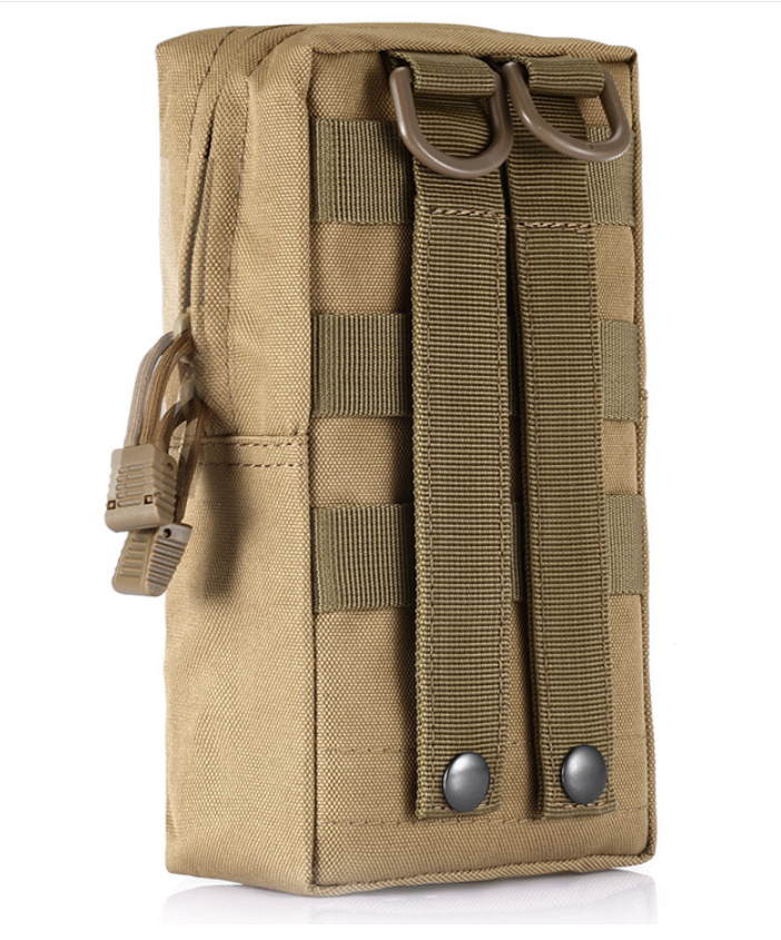 Molle Pouches EDC Utility Pouch Gadget Gear Bag Military Vest Waist Pack Water-resistant Compact Bag Men dealsniper-net Khaki