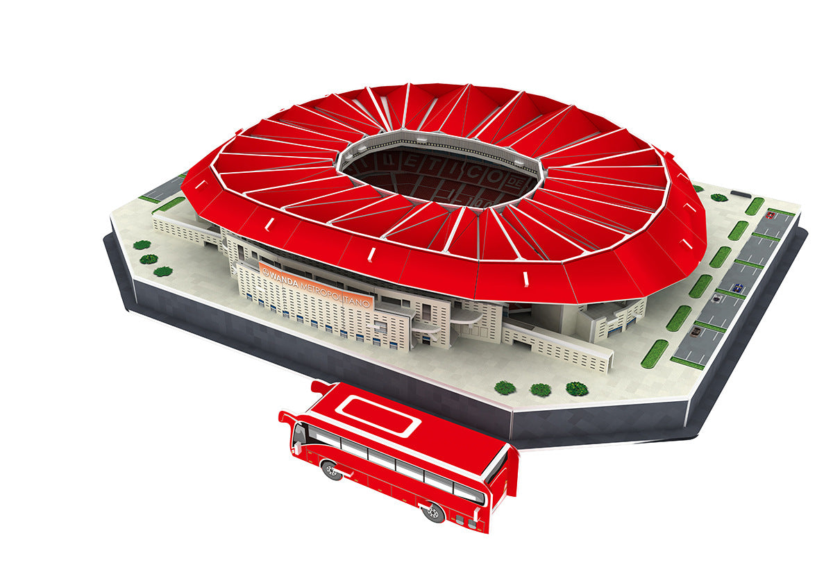 Classic Jigsaw DIY 3D Puzzle World Football Stadium