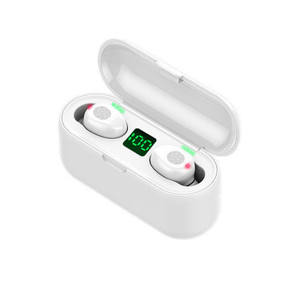 Headphones Waterproof Sports Bluetooth Wireless Headphones Gadgets dealsniper-net White