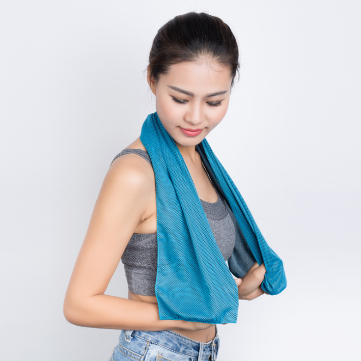Sports Quick-Drying Cooling Towel Swimming Gym Travel Cycling Sports DealSniper.net Light Blue