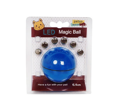 LED Laser Electronic Rolling Pet Funny Cat Toy Ball Pets dealsniper-net blue