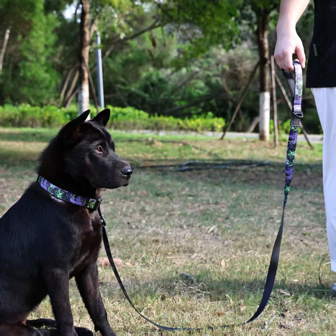 UV Printing Camouflage Embossed Pet Leash Set Is A Perfect Combination Pets dealsniper-net