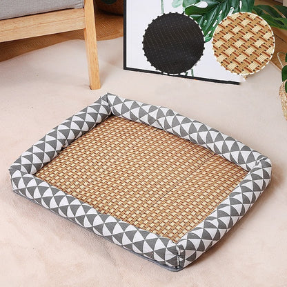 Pet Mat Nest Summer Linen High Temperature Summer Dog