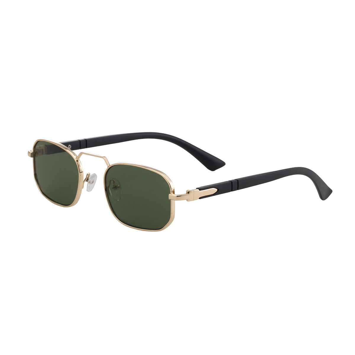 Square Frame Sunglasses For Men And Women Metal Frames Men Gym From House C4 sand black feet gold g15