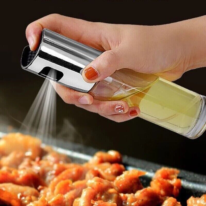 Olive Oil Sprayer Mister, Portable Spray Bottle Oil Sprayer For Cooking & Baking Kitchen DealSniper.net