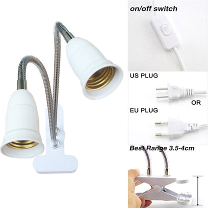 LED Grow Light 360 Degrees Flexible Desk Lamp Holder E27 House DealSniper.net EU