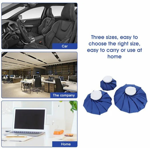 3PCS Ice Bags Packs Knee Neck Reusable Cold Relief Pain Headache Sport Injury Health DealSniper.net