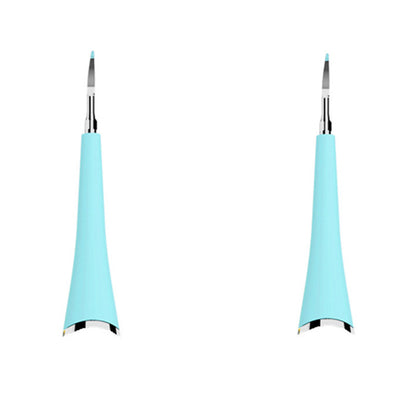 Waterproof Electric Toothbrush Care Tool Beauty dealsniper-net Blue Brush head 2pcs