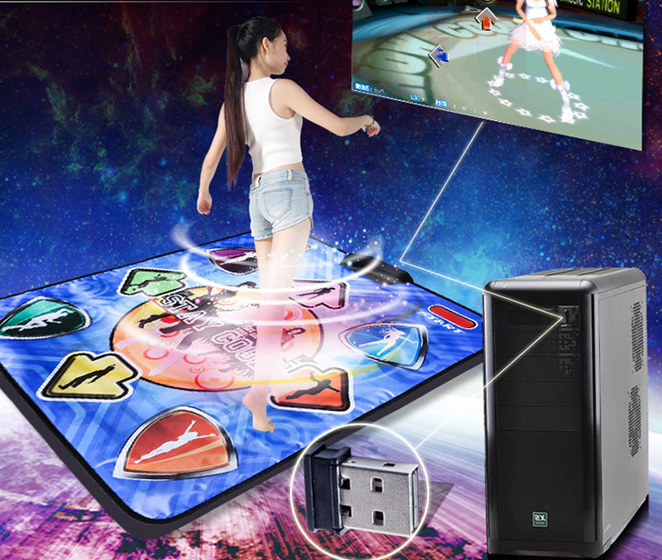 New wireless induction yoga dance mat