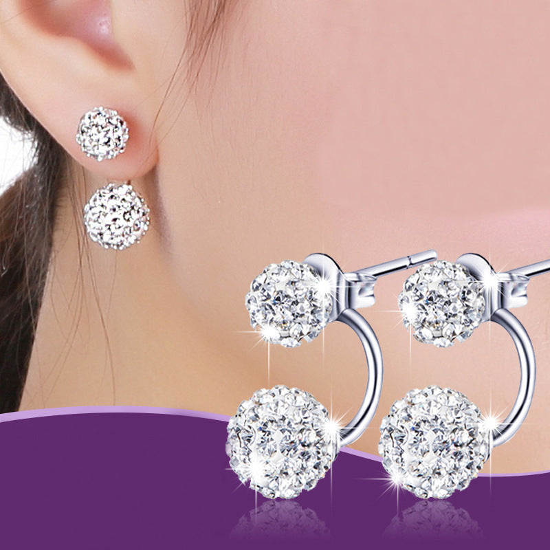 Rhinestone earrings Jewelry dealsniper-net