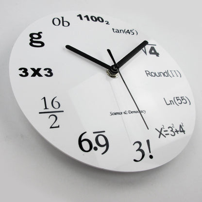 Mathematical formula wall clock Home dealsniper-net