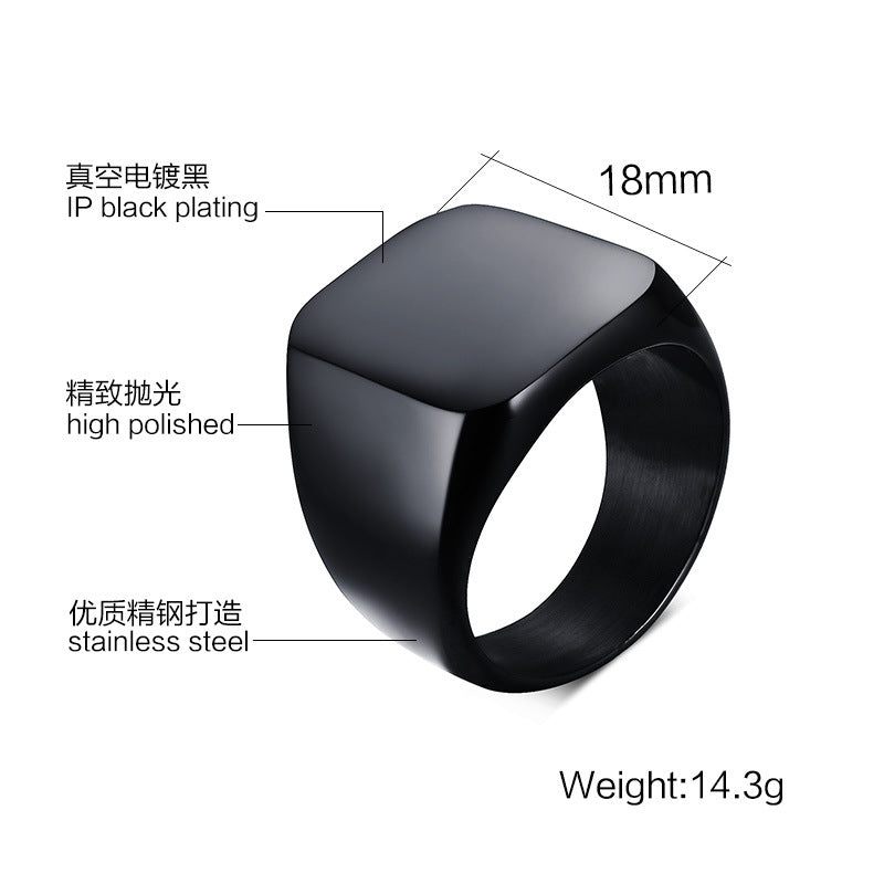 Our simple jinshengfeng jewelry ring ring light titanium three colors RC-294 personality Jewelry dealsniper-net