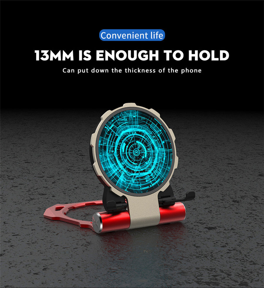 Iron Man Metal QI Wireless Charger Stand Desktop Mobile Phone Charger Electronics DealSniper.net