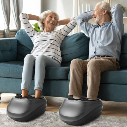 Foot Massager Machine With Heat And Massage Gifts For Men And Women Shiatsu Deep Kneading Electric Feet Massager For Home And Office Use Health DealSniper.net