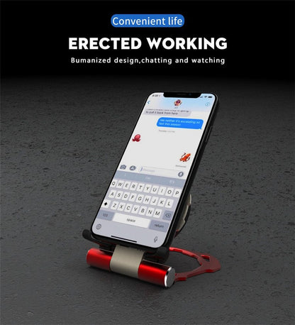 Iron Man Metal QI Wireless Charger Stand Desktop Mobile Phone Charger Electronics DealSniper.net