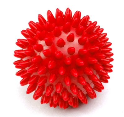 Hard thorn massage ball hand holding thorn ball touch training ball